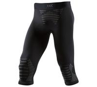 X-Bionic Invent 4.0 Pantalon de Sport Compression Homme, Black/Charcoal, FR : S (Taille Fabricant : S)