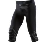 X-Bionic Invent 4.0 Pantalon de Sport Compression Homme, Black/Charcoal, FR : S (Taille Fabricant : S)