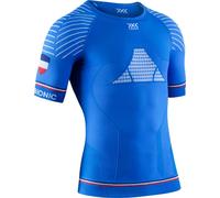 X-BIONIC Invent 4.0 Patriot Running Shirt Short Sleeves Men Polo Shirt Homme
