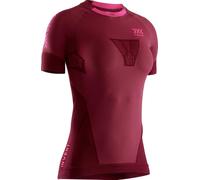X-Bionic Invent 4.0 Run Speed Chemise Femme, Namid Red/Neon Flamigo, FR : M (Taille Fabricant : M)