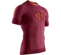 X-Bionic Invent 4.0 Run Speed Chemise Homme, Namid Red/Kurkuma Orange, FR : L (Taille Fabricant : L)