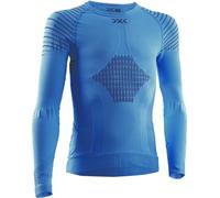 X-Bionic Invent 4.0 Shirt Round Neck Long Sleeves Junior T-Shirt de Sport Maillot de Compression Enfant Teal Blue/Anthracite FR : M (Taille Fabricant : 8/9)
