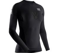 X-Bionic Invent 4.0 T-Shirt Maillot de Compression de Course à Pied Runnning Manches Longues Noir Femmes Taille XL