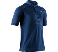 X-Bionic Invent 4.0 Travel Polo Shirt Short Sleeves Men Men's, Navy/Blue, L