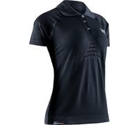X-Bionic Invent 4.0 Travel Polo Shirt Short Sleeves Women Women's, Black/Anthracite, XL