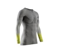 X-Bionic Haut manches longues homme Invent FX – Thermorégulation 3D Bionic RETINA – Noir/Gris M