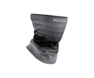 X-BIONIC Invent Fx Neckwarmer - Régulation thermique et gestion de l'humidité pour les sports d'hiver, 3D Bionic Sphere pour un confort optimal par temps froid - Noir X/Gris/Gris clair, L/XL