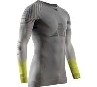 Maillot manches longues x bionic invent fx gris jaune