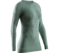 X-Bionic - T-shirt technique à manches longues - Energizer 4.0 Shirt Lg Sl Wmn Sage Green/Optical White pour Femme - Taille L - Vert Vert L