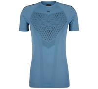 X-Bionic - Twyce Run Shirt S/S - T-shirt de running - XL - slate blue / x black