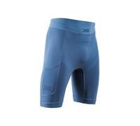 X-Bionic Xceed Run Collant de course à pied haute performance pour homme avec technologie HygroDiffuser & VectorSphere - Régulation thermique et évacuation de l'humidité pour un confort optimal - Bleu