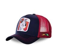 Casquette Homme & Femme Bugs Bunny, Casquette Trucker, Looney Tunes, Coupe décontractée et Toutes Les Saisons, Noir, Rouge, Blanc, Taille TU