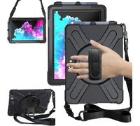 X-Case Coque Compatible Avec Microsoft Surface Go 4, Go 3, Surface Go 2 10,5 Pouces - Rigide, Protection Anti Choc Avec Support Pivotant 360 Degrés, Bandoulière Épaule Et Prise Mai[Sel6272203]