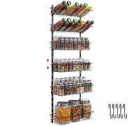 X-cosrack Étagère à épices murale à 6 étages.