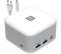 X-Cube Pro Station D'Accueil Usb-C (130W),Hub 6-En-1 Pour Macbook & Ordinateurs Portables,Chargeur,Hdmi 4K,Usb-C Pd,Ethernet,Design Ultra Compact