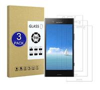 X-Dision [3 Pièces Compatible avec Le Protecteur D'écran Sony Xperia XZ1 Compact,Film de Protection 2.5D[Dureté 9H,Installation Facile,Incassable] Qualité Supérieure Film en Verre Trempé