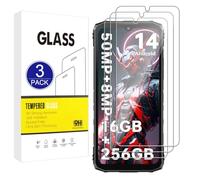 X-Dision Compatible avec Doogee Blade 10/Blade 10 Pro/Blade 10 Ultra Protection d'écran, 3 Pièces [Dureté 9H, Haute Sensibilité, Incassable] 2,5D Haute Définition Films en Verre Trempé