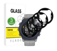 X-Dision Compatible avec Garmin Descent G1 Solar Protection Écran,3 Pièces [3D Couverture Complète] HD sans Bulles Film de Protection en TPU Flexible[Pas Le Verre], Anti-Huile/Anti-Rayures