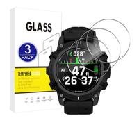 X-Dision Compatible avec Garmin Descent G2 Protection d'écran, 3 Pièces [Dureté 9H, Haute Sensibilité, Incassable] 2,5D Haute Définition Films en Verre Trempé