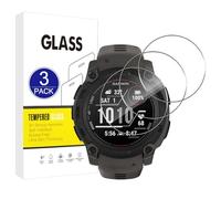 X-Dision Compatible avec Garmin Instinct E (40MM) Protection d'écran, 3 Pièces [Dureté 9H, Haute Sensibilité, Incassable] 2,5D Haute Définition Films en Verre Trempé