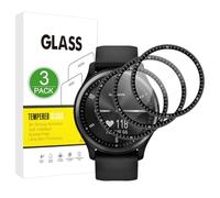 X-Dision Compatible avec Garmin Vivomove Sport Protection Écran,3 Pièces [3D Couverture Complète] HD Sans Bulles Film de Protection en TPU Flexible[Pas le verre], Anti-Huile/Anti-Rayures