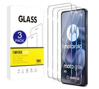 X-Dision Compatible avec Moto G86/G86 Power 5G Protection d'écran, 3 Pièces [Dureté 9H, Haute Sensibilité, Incassable] 2,5D Haute Définition Films en Verre Trempé