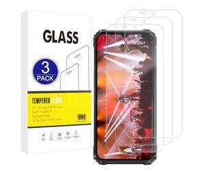 X-Dision Compatible avec Oukitel WP36/WP36 Pro Protection d'écran, 3 Pièces [Dureté 9H, Haute Sensibilité, Incassable] 2,5D Haute Définition Films en Verre Trempé