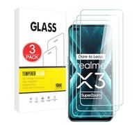 X-Dision Compatible avec Realme X3 SuperZoom Protection d'écran, 3 Pièces [Dureté 9H, Haute Sensibilité, Incassable] 2,5D Haute Définition Films en Verre Trempé