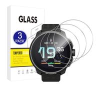 X-Dision Compatible avec Suunto Race Protection d'écran, 3 Pièces [Dureté 9H, Haute Sensibilité, Incassable] 2,5D Haute Définition Films en Verre Trempé