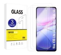 X-Dision Compatible avec Vivo V30 Lite 4G /V40 SE 5G Protection d'écran, 3 Pièces [Dureté 9H, Haute Sensibilité, Incassable] 2,5D Haute Définition Films en Verre Trempé