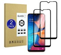 X-Dision Couverture Totale Film Compatible avec Galaxy A20E[Noir],[Plein écran Collé][Résistant Aux Empreintes Digitales] Protection HD Premium Verre Trempé,Compatible avec Galaxy A20E