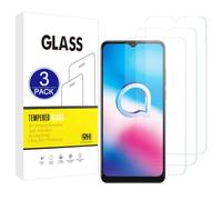 X-Dision Protection d'écran Compatible avec Alcatel 3X (2020),3 Pièces [Dureté 9H, Haute Sensibilité, Incassable] 2,5D Haute Définition Films en Verre Trempé pour Alcatel 3X (2020)