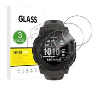 X-Dision Protection d'écran Compatible avec Garmin Instinct E (40MM),3 Pièces [Dureté 9H, Haute Sensibilité, Incassable] 2,5D Haute Définition Films en Verre Trempé pour Garmin Instinct E (40MM)
