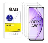 X-Dision Protection d'écran Compatible avec OPPO A80 5G,3 Pièces [Dureté 9H, Haute Sensibilité, Incassable] 2,5D Haute Définition Films en Verre Trempé pour OPPO A80 5G