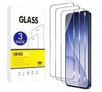 X-Dision Protection d'écran Compatible avec OPPO Reno 15F/15 FS (4G/5G),3 Pièces [Dureté 9H, Haute Sensibilité] 2,5D Haute Définition Films en Verre Trempé pour OPPO Reno 15F/15 FS (4G/5G)