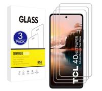 X-Dision Protection d'écran Compatible avec TCL 40 NXTPAPER,3 Pièces [Dureté 9H, Haute Sensibilité, Incassable] 2,5D Haute Définition Films en Verre Trempé pour TCL 40 NXTPAPER