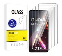 X-Dision Protection d'écran Compatible avec ZTE Nubia Neo 3 GT 5G,3 Pièces [Dureté 9H, Haute Sensibilité, Incassable] 2,5D Haute Définition Films en Verre Trempé pour ZTE Nubia Neo 3 GT 5G