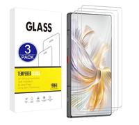X-Dision Protection d'écran Compatible avec ZTE Nubia Z70 Ultra,3 Pièces [Dureté 9H, Haute Sensibilité, Incassable] 2,5D Haute Définition Films en Verre Trempé pour ZTE Nubia Z70 Ultra