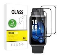 X-Dision Protection Écran Compatible avec Huawei Band 10/Band 9/Band 8,3 Pièces [3D Couverture Complète] HD Sans Bulles Film de Protection en TPU Flexible Protecteur pour Huawei Band 10/9/8