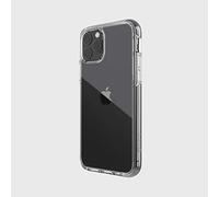 X-Doria Coque en Verre Defense 360x pour iPhone 11 Pro, Couverture complète Avant et arrière, Coque en 2 pièces résistante aux Rayures, Cadre en Verre trempé et en Caoutchouc
