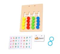 x d'orthographe à associer en Bois éducatifs 2 en 1 interactifs