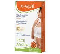 X-Epil - bandes de cire hypoallergéniques visage (12 pcs)