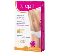 X-Epil - Bandes de cire prêtes à l'emploi 12pcs - bikini/aisselles
