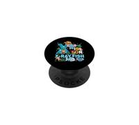 X est pour X-Ray Fish Zoo Animals PopSockets PopGrip Adhésif