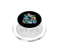 X est pour X-Ray Fish Zoo Animals PopSockets PopGrip pour MagSafe