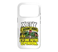 X Et Y sont Bons Z A Une Autre Opinion Humour Topographie Coque pour iPhone 17 Pro