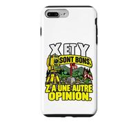 X Et Y sont Bons Z A Une Autre Opinion Humour Topographie Coque pour iPhone 7 Plus/8 Plus