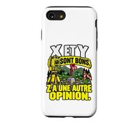 X Et Y sont Bons Z A Une Autre Opinion Humour Topographie Coque pour iPhone SE (2020) / 7/8