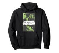 X-Files Front and Back Truth is Out There Alien 90's TV Show Sweat à Capuche