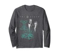 X-Files Mulder & Scully Logo Lumineux Manche Longue